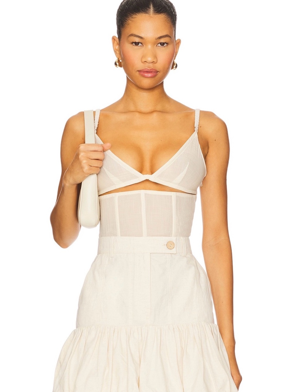 TG Botanical Grace Corset Natural Cotton Top